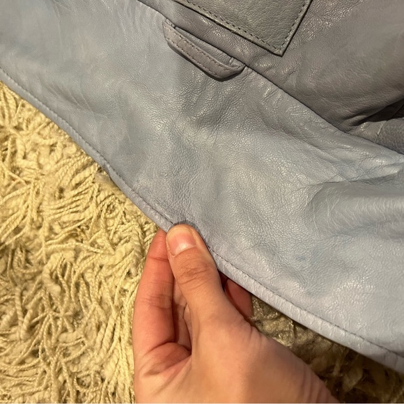 Amaryllis Genuine Leather Moto Jacket - Picture 6 of 8